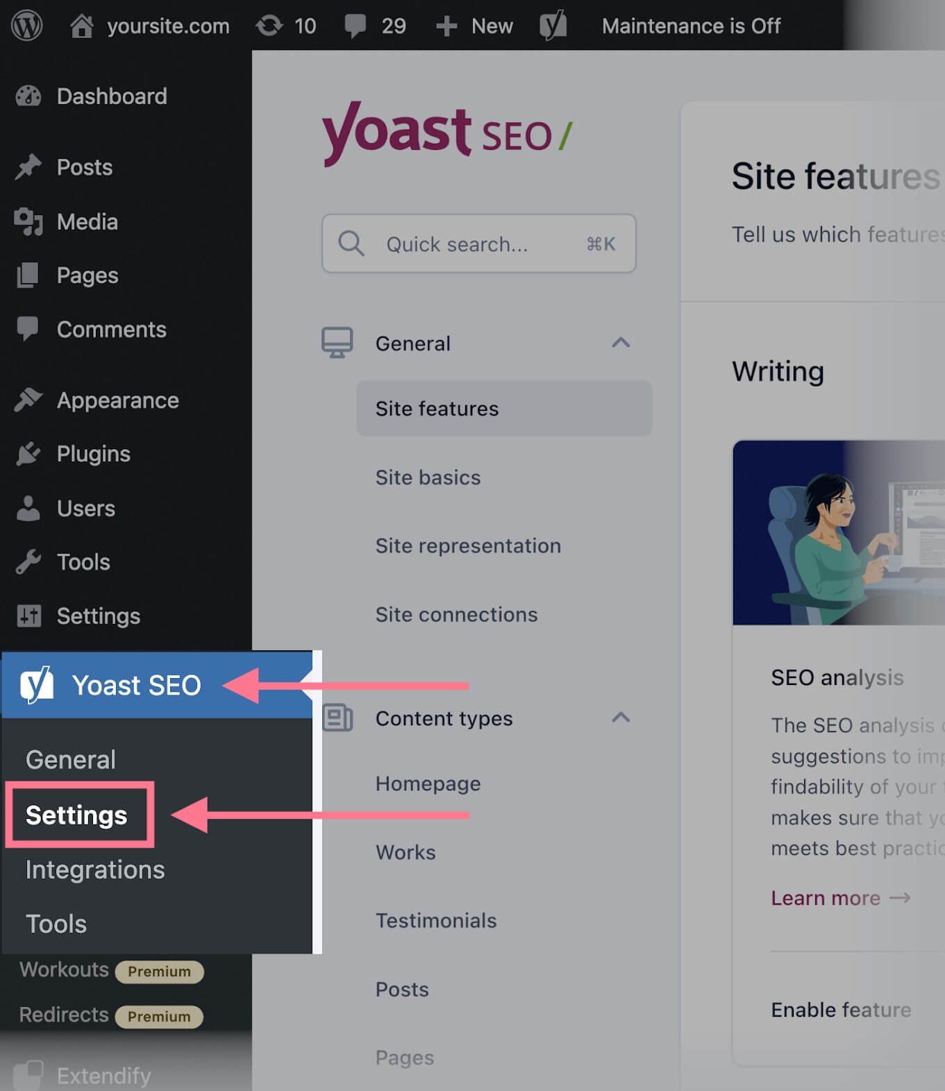 Настройка Yoast SEO | WEDEX
