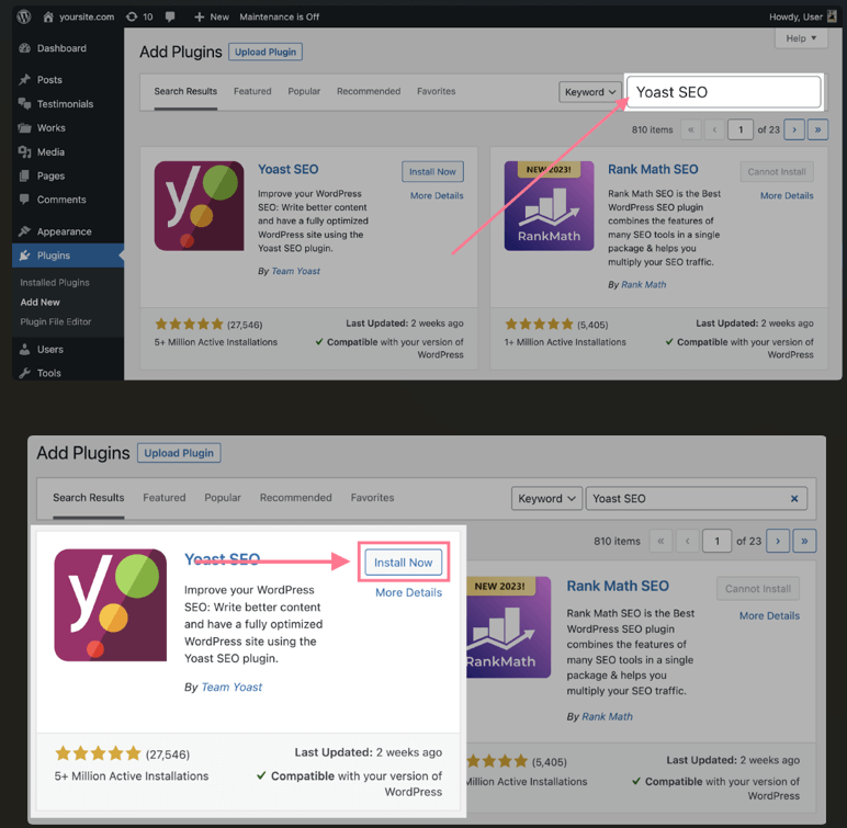 Как установить Yoast SEO | WEDEX