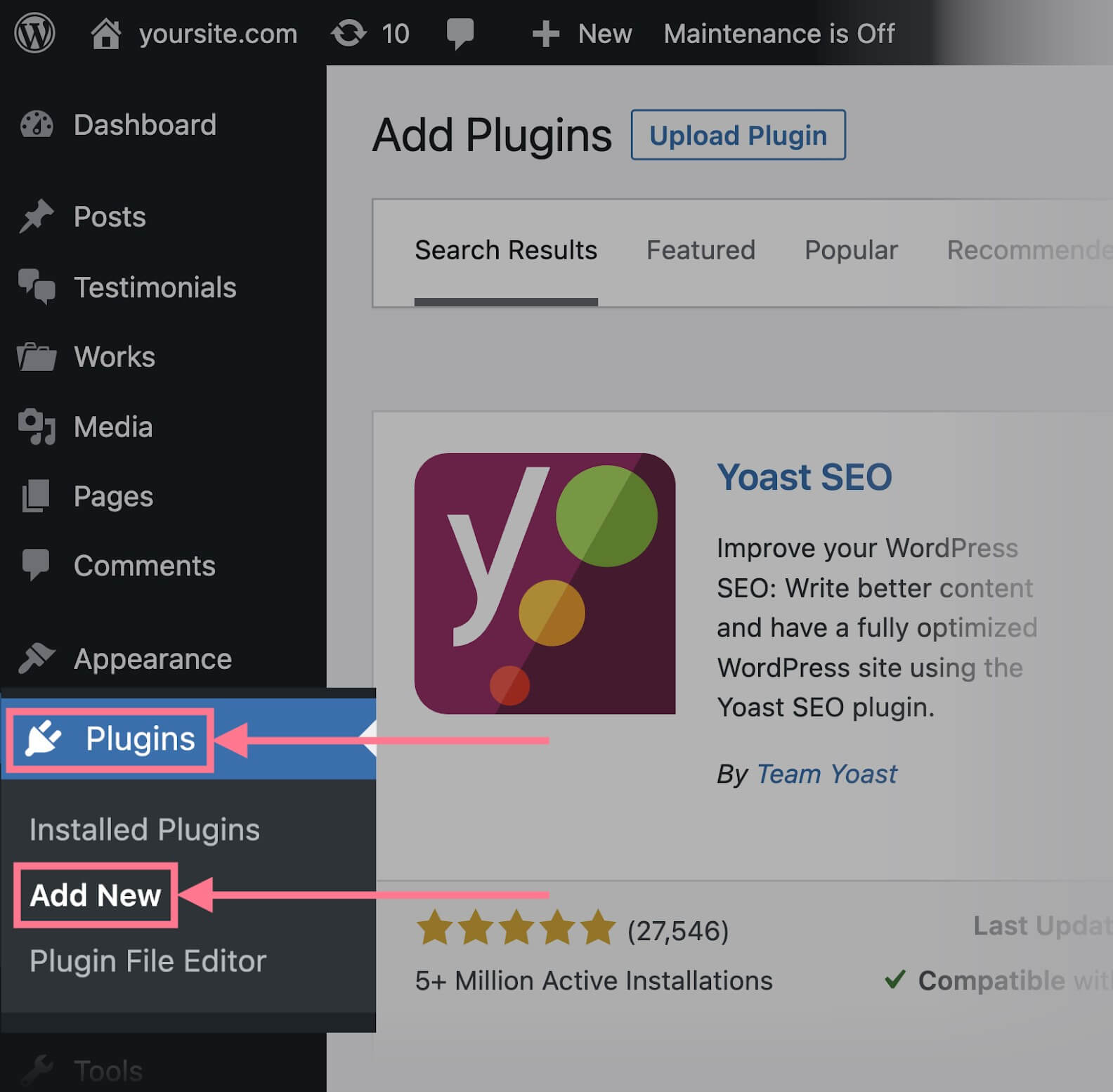 Как установить Yoast SEO | WEDEX