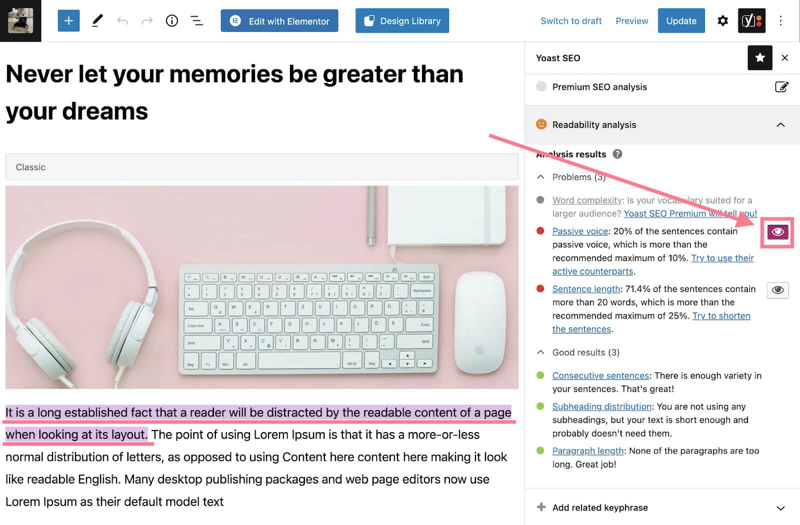 Как использовать Yoast SEO в редакторе WordPress | WEDEX