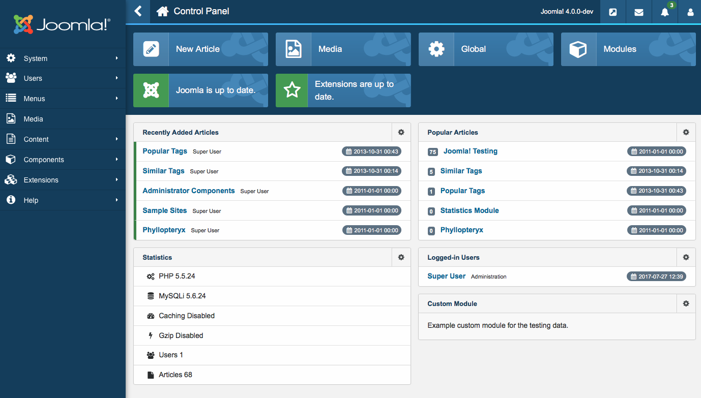 Joomla | WEDEX