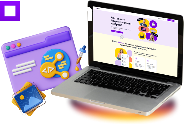 SEO website promotion on <span>Prom</span>