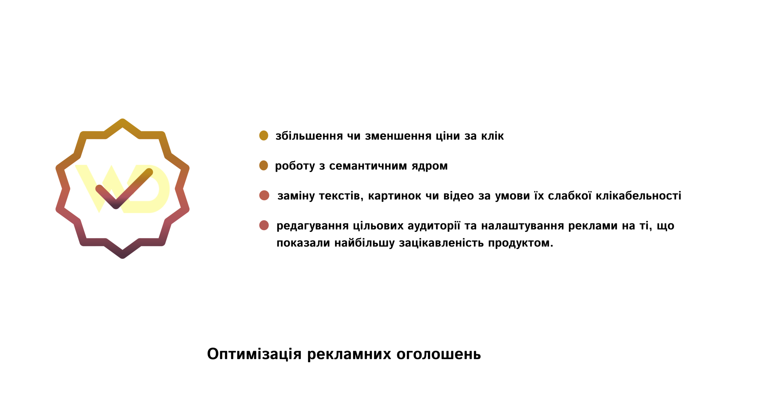 Optimization of advertisements | WEDEX