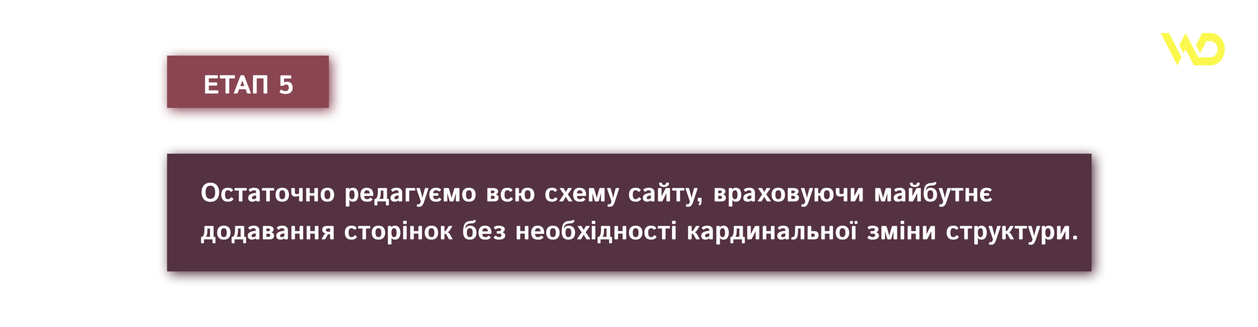 ЕТАП 5для створення структури сайту | WEDEX