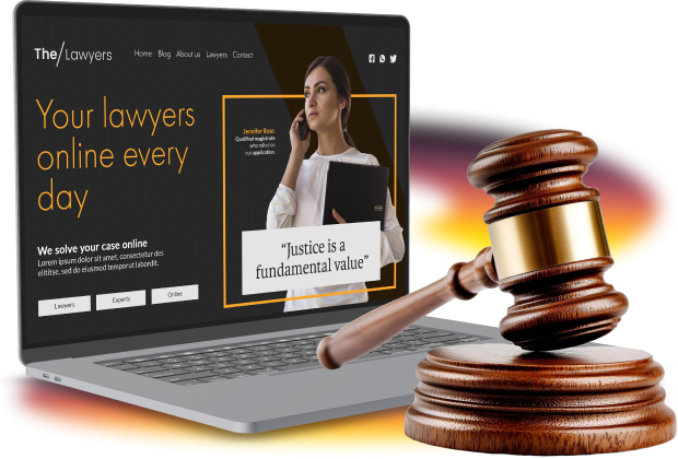 Website promotion of <span>legal</span> services