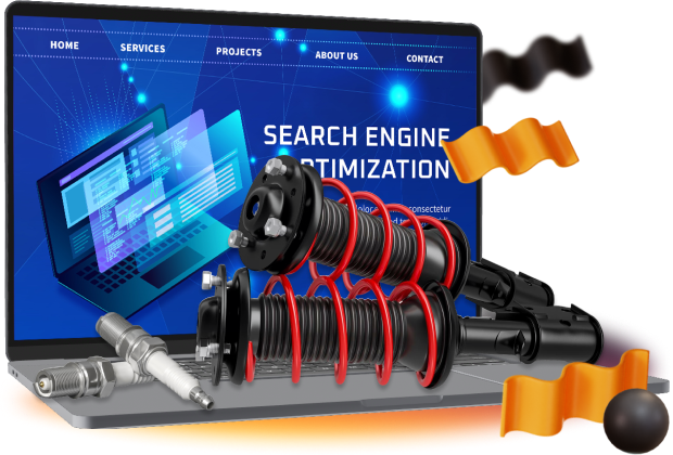 SEO promotion for an online <span>auto parts</span> store