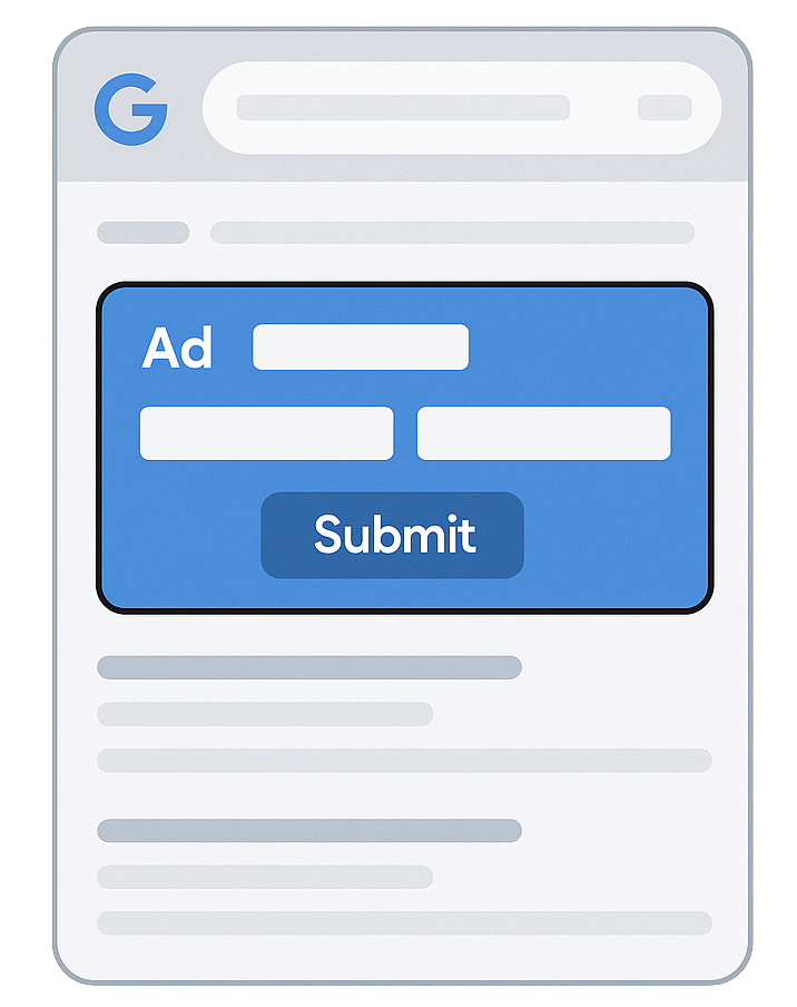 Додаткові - Lead Form Ads | WEDEX