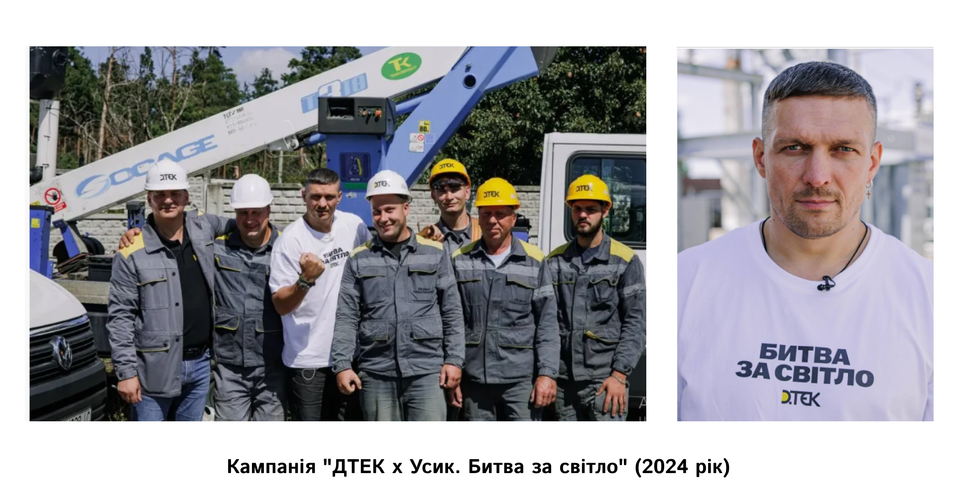Кампанія _ДТЕК х Усик. Битва за світло_ (2024 рік) | WEDEX