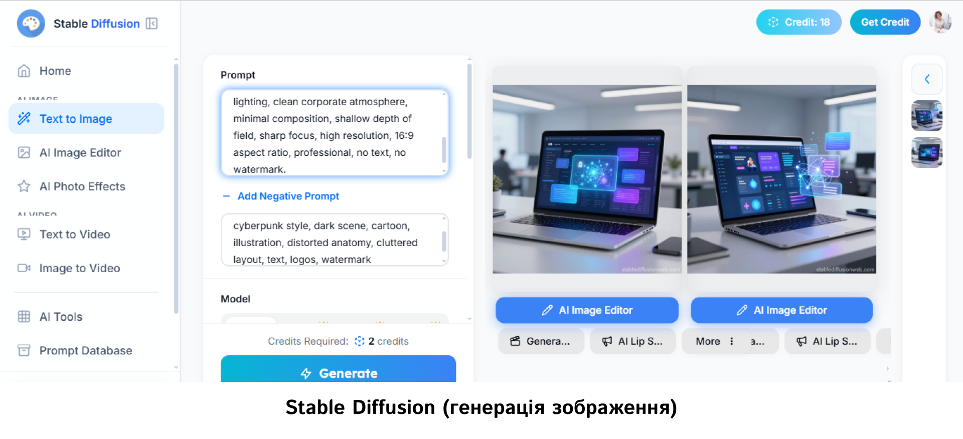 Stable Diffusion (генерація зображення) | WEDEX