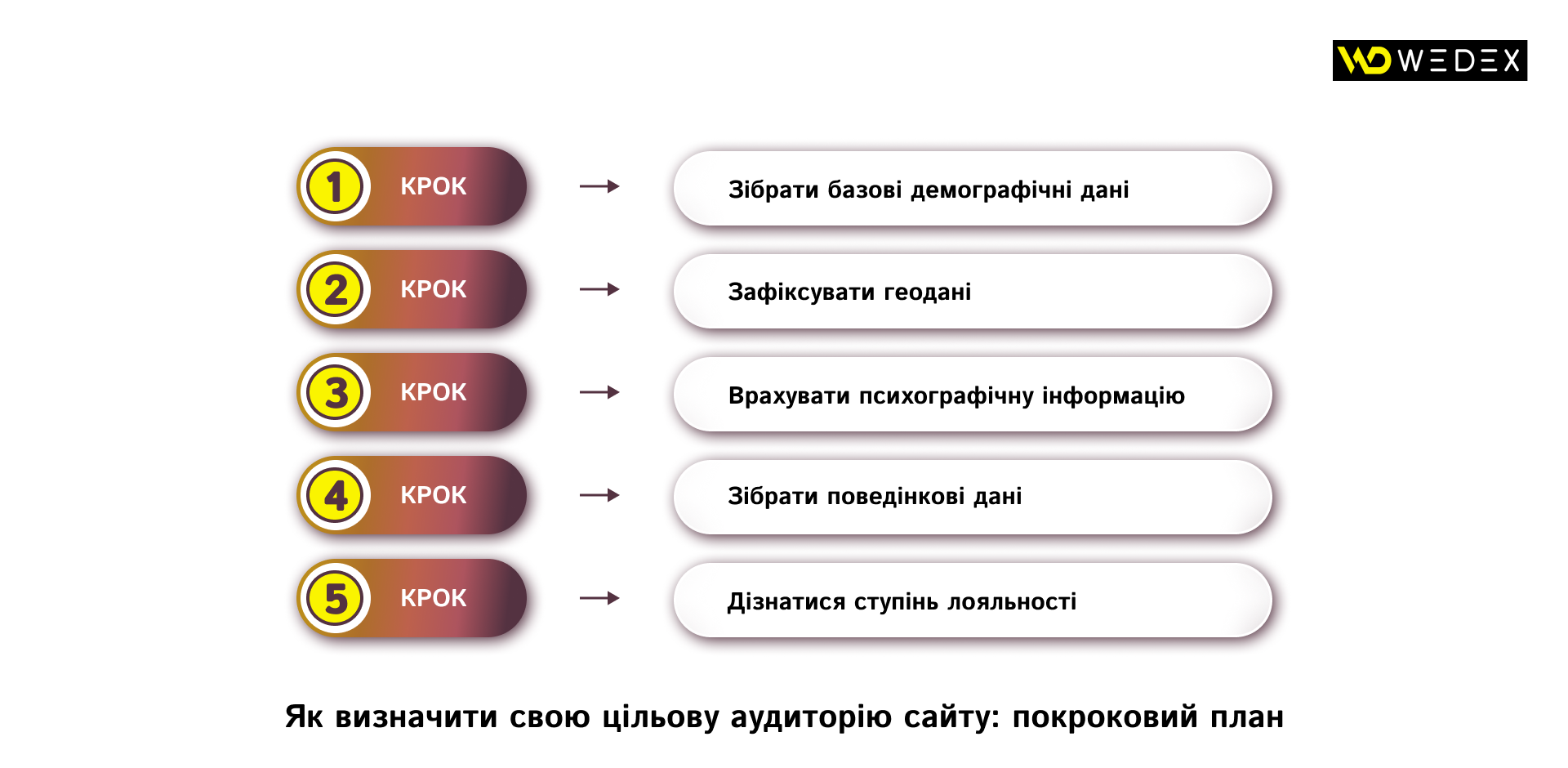 Як визначити свою цільову аудиторію сайту | WEDEX