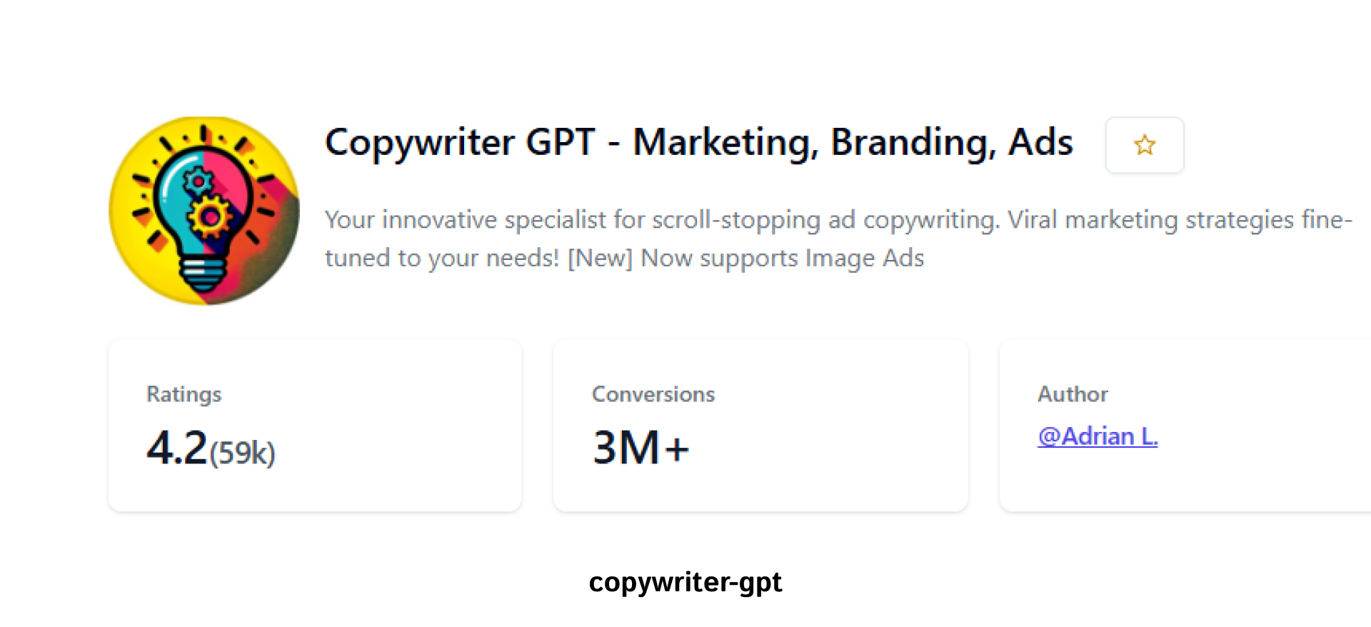 copywriter-gpt | WEDEX