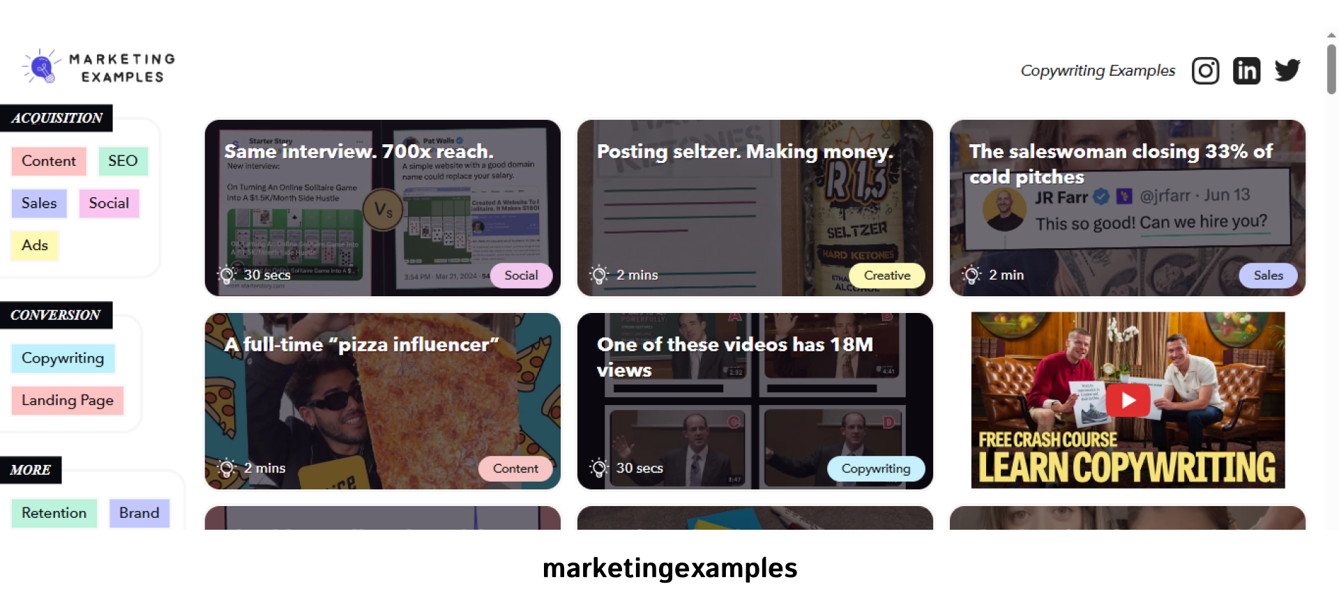 marketingexamples | WEDEX