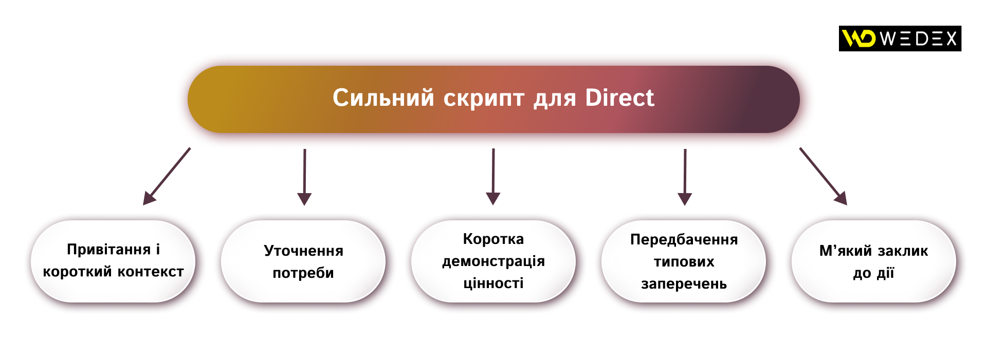З чого складається сильний скрипт для Direct | WEDEX