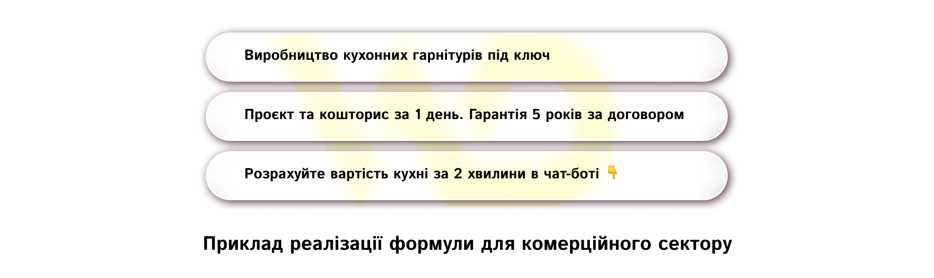 Приклад реалізації формули для комерційного сектору | WEDEX