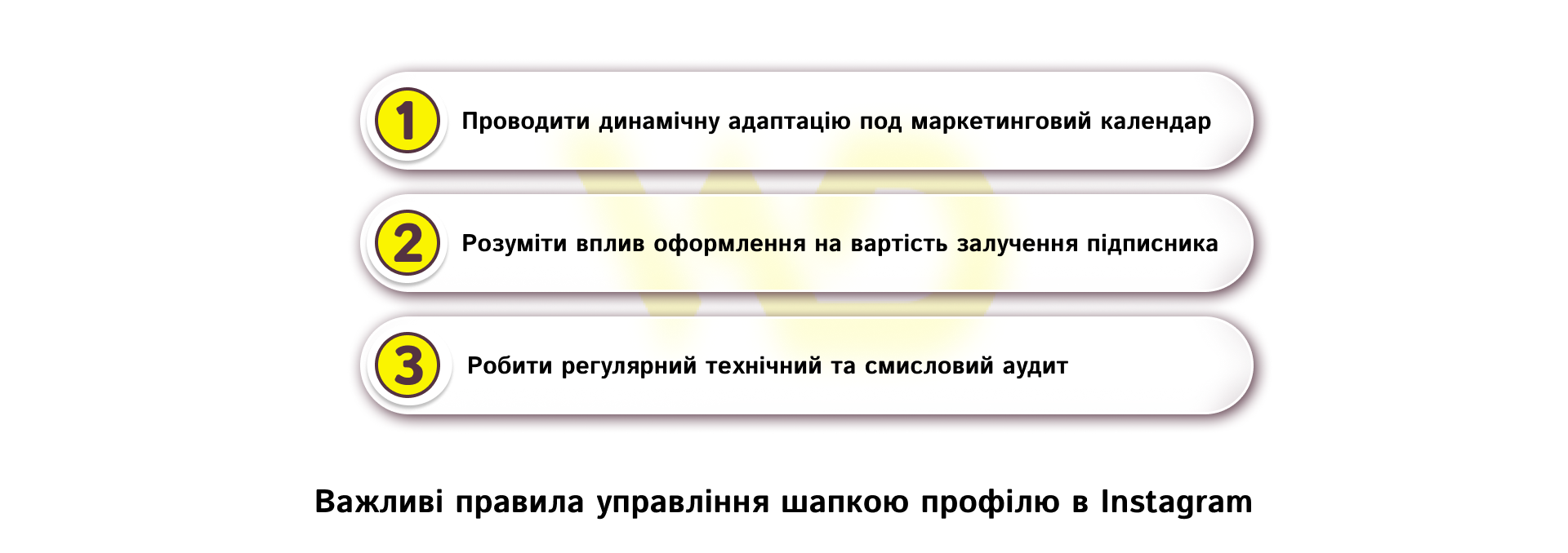 Важливі правила управління шапкою профілю в Instagram | WEDEX